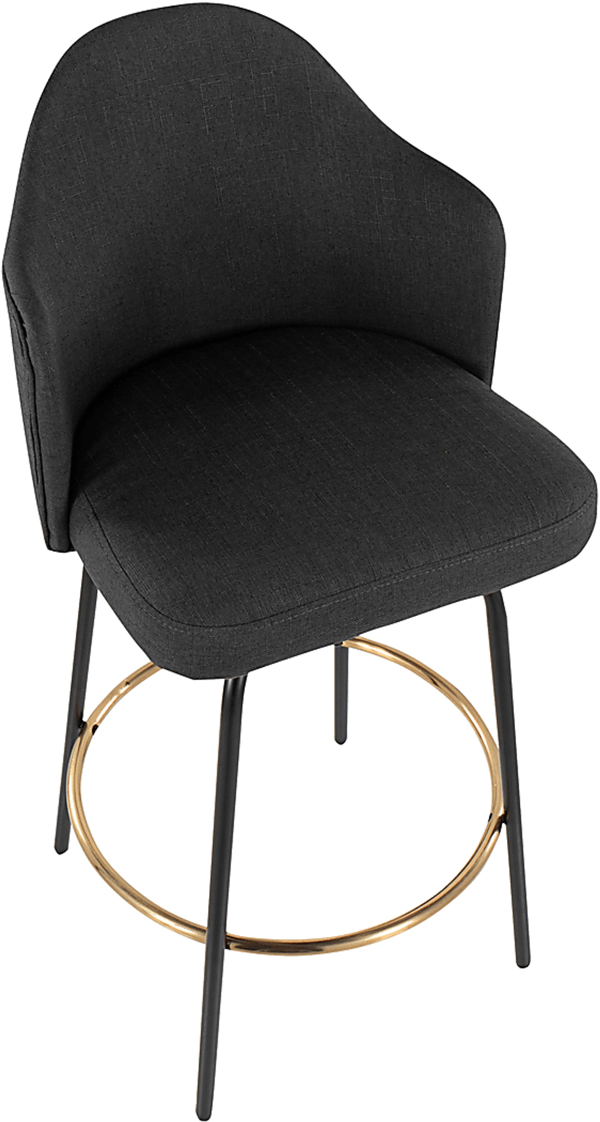 Winchelsea III Charcoal Barstool, Set of 2 - Image 7