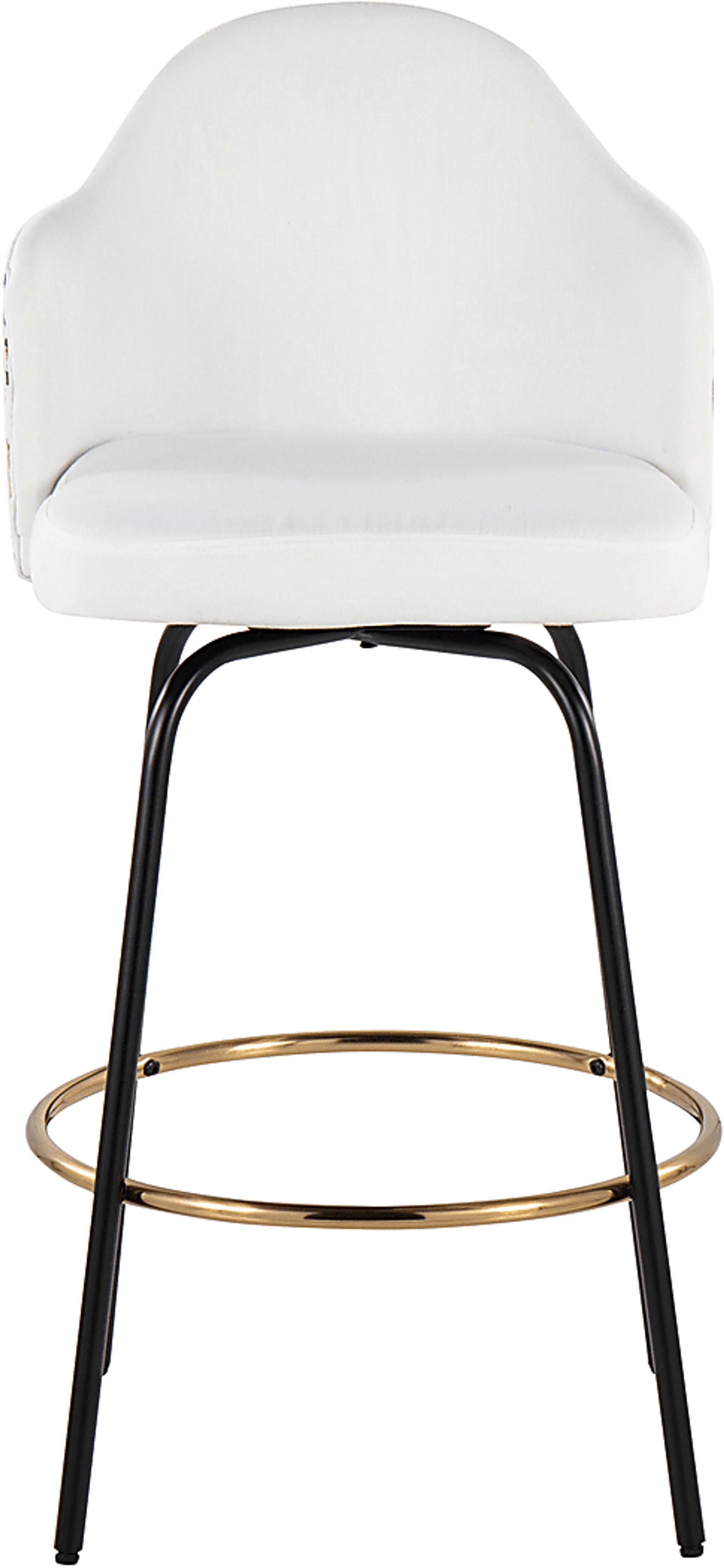 Winchelsea III White Barstool, Set of 2 - Image 6