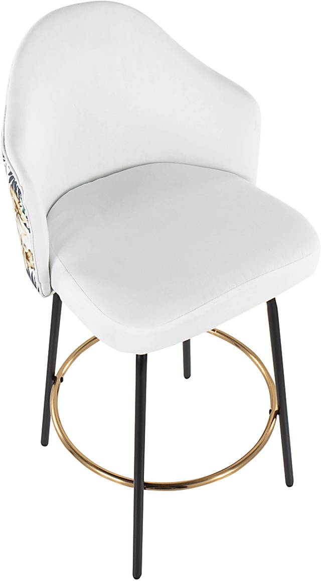Winchelsea III White Barstool, Set of 2 - Thumbnail - Image 7