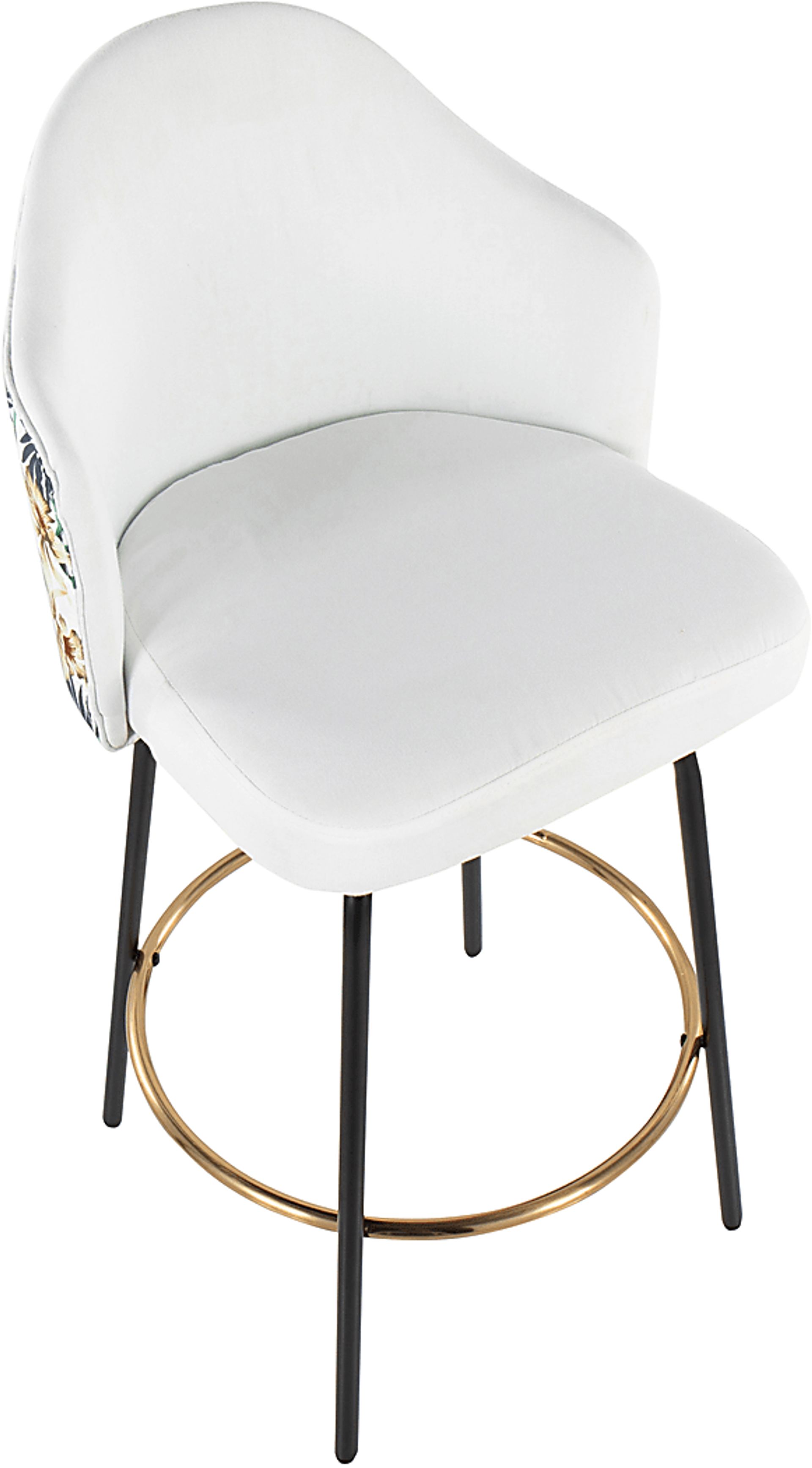 Winchelsea III White Barstool, Set of 2 - Image 7