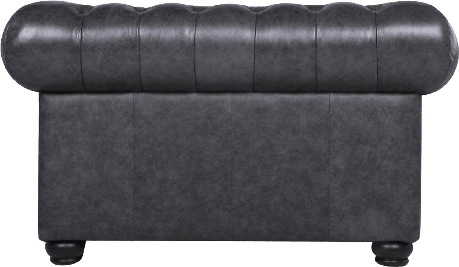 Winchester Way Gray Leather 2 Pc Living Room - Image 3