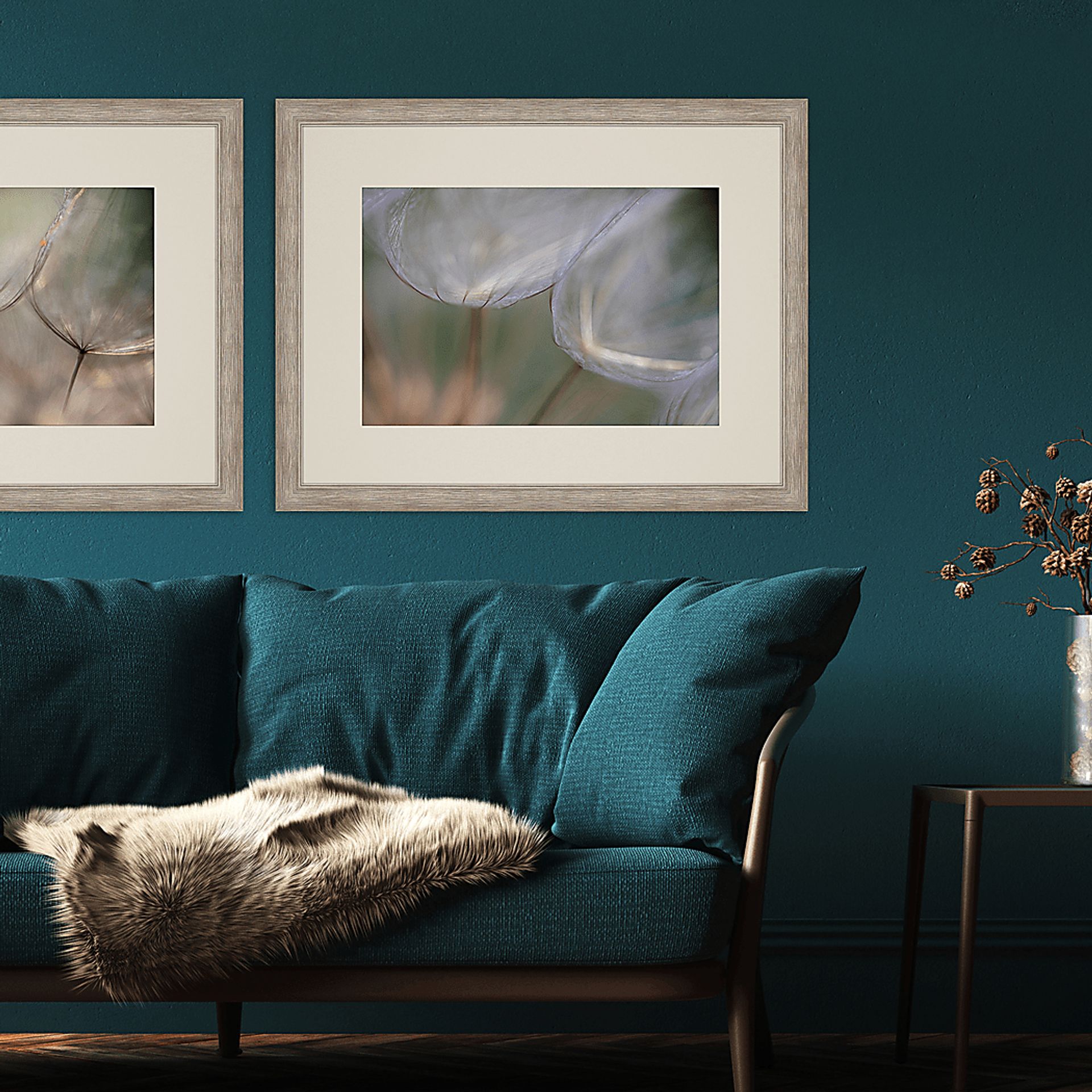 Winded White Framed Artwork - Image 2