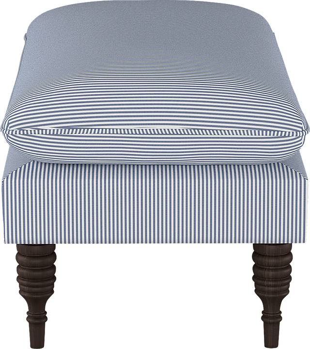 Windell Blue Accent Bench - Thumbnail - Image 3
