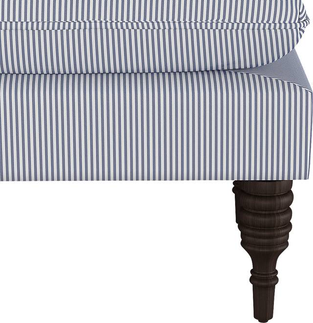 Windell Blue Accent Bench - Thumbnail - Image 4