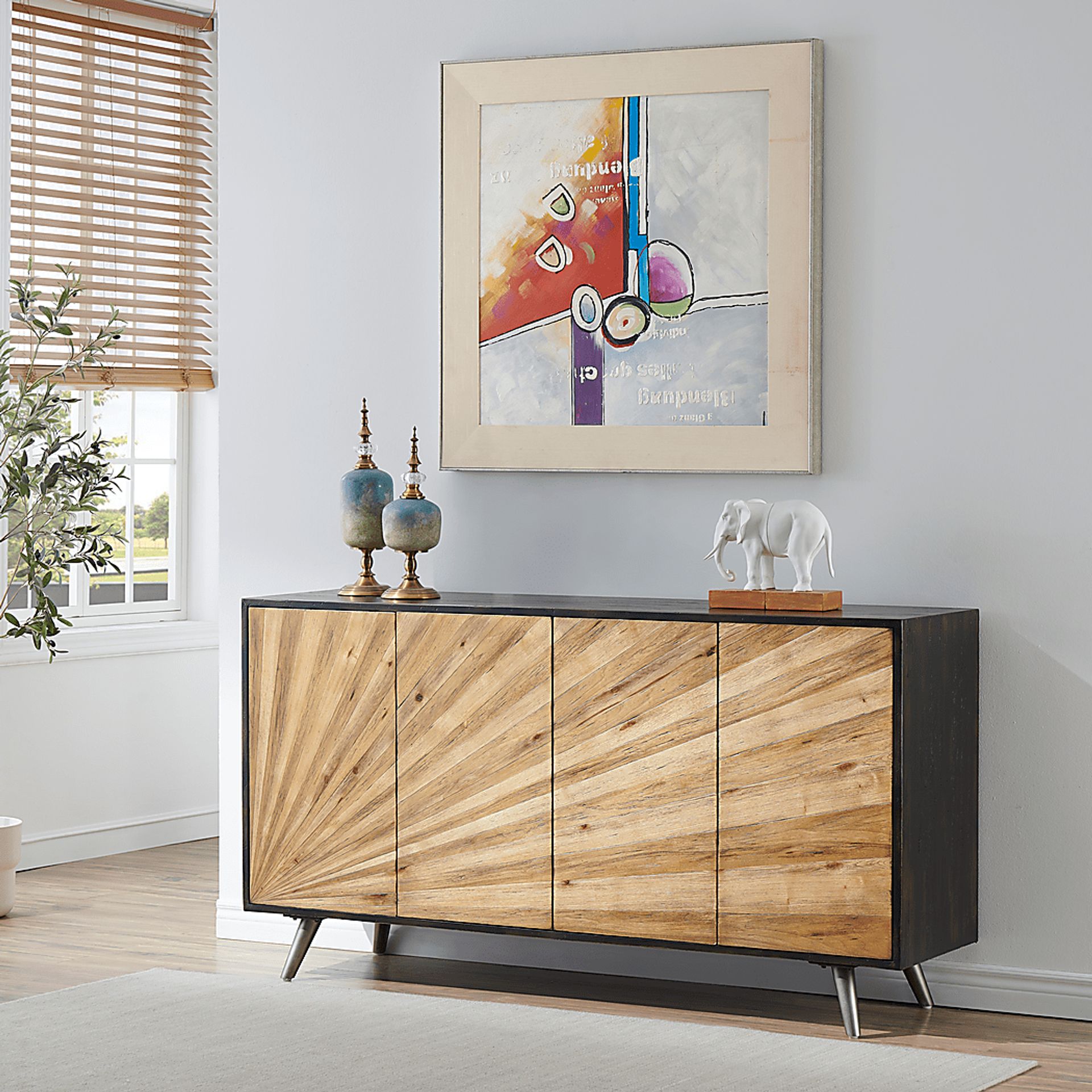 Windingbrooke Black Credenza - Image 2