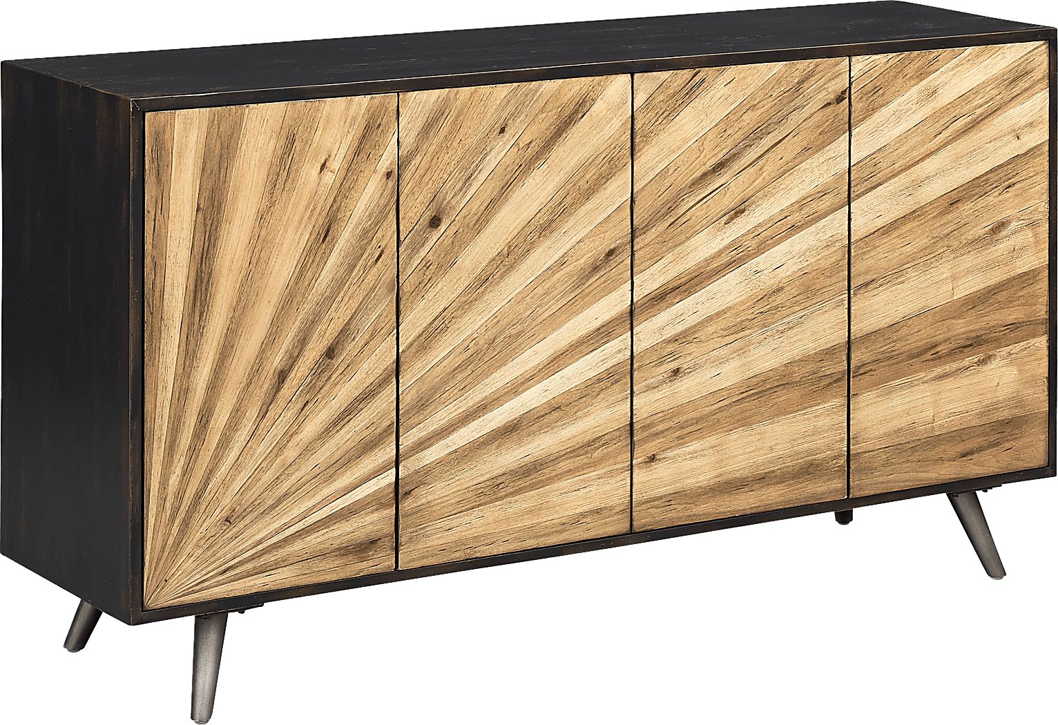 Windingbrooke Black Credenza