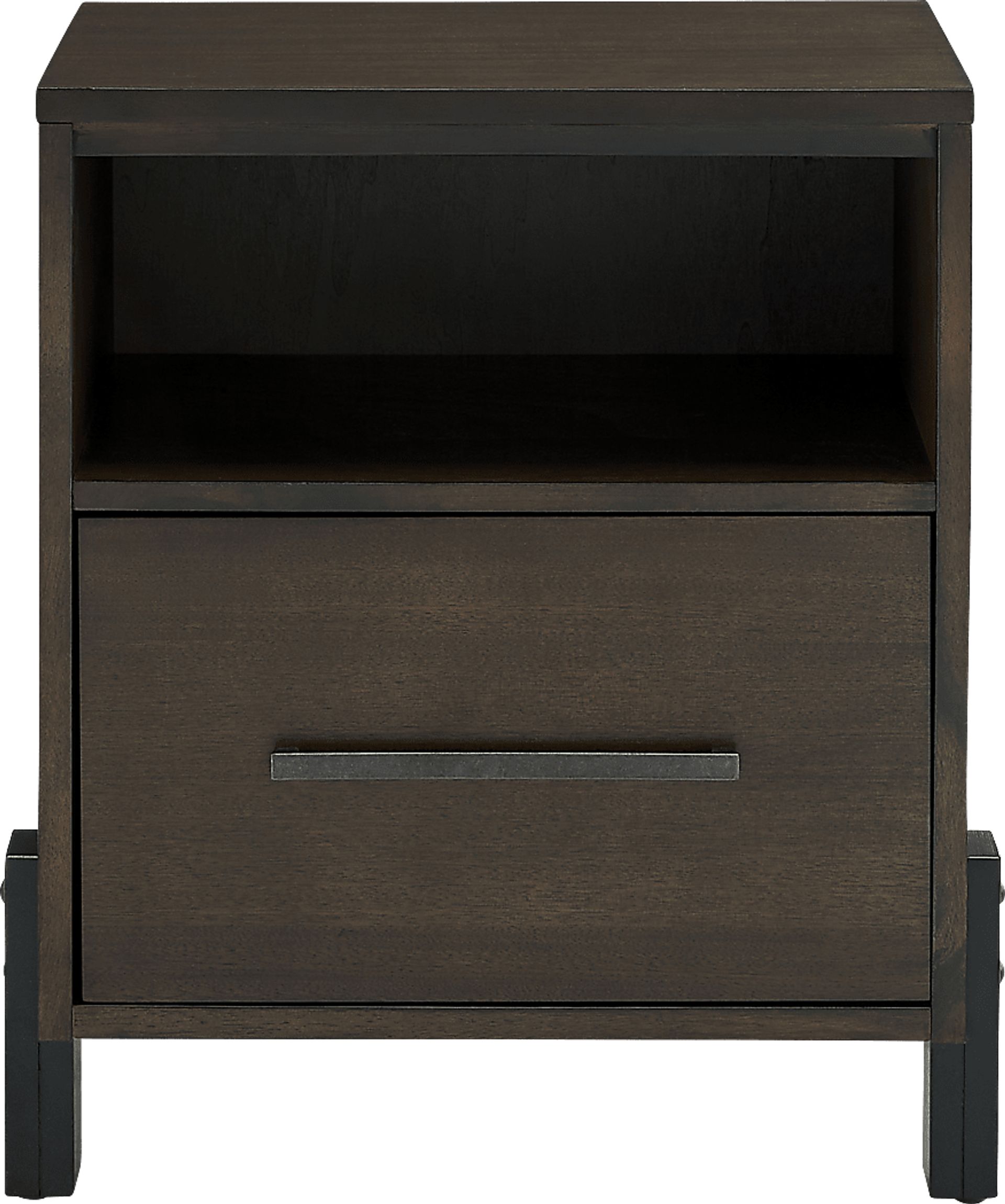Windleaf Dark Brown Nightstand - Image 2