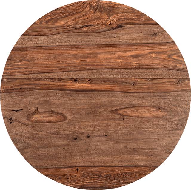 Windmeyer Brown Round Dining Table - Thumbnail - Image 3