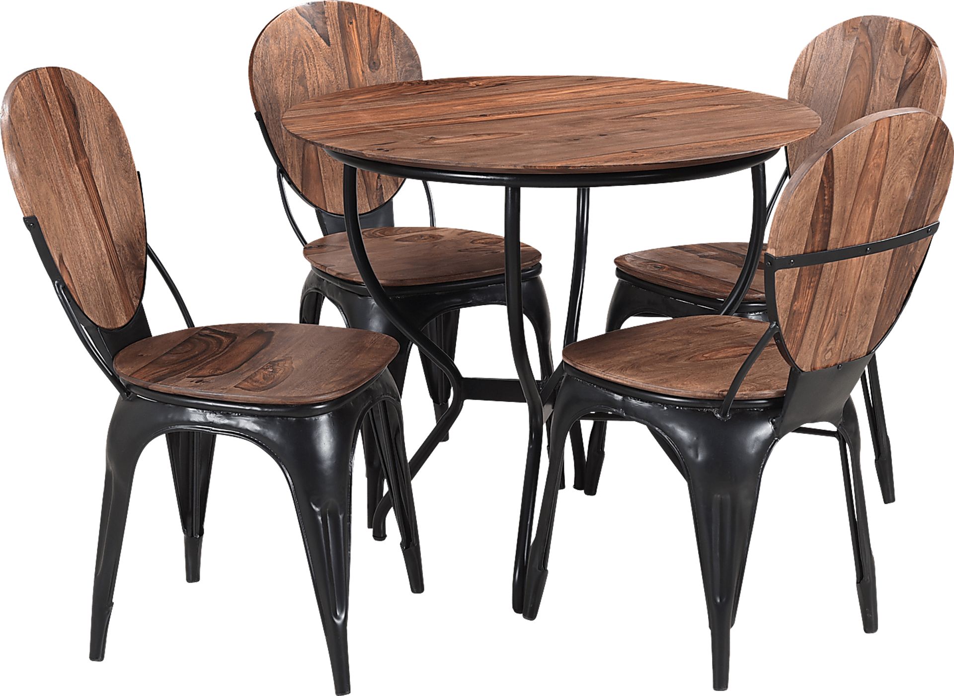 Windmeyer Brown Round Dining Table - Image 5
