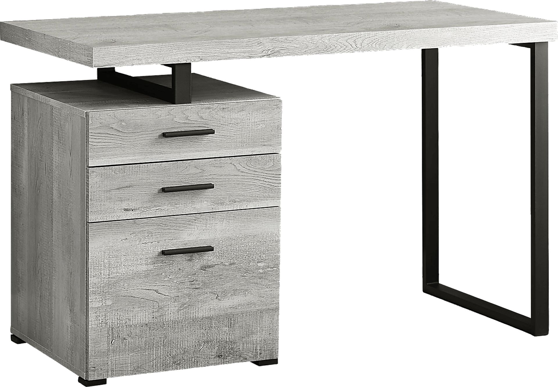 Windmier Gray Desk - Image 1