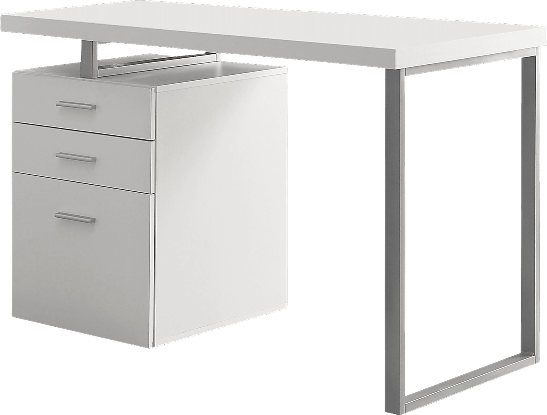 Windmier White Desk - Image 1