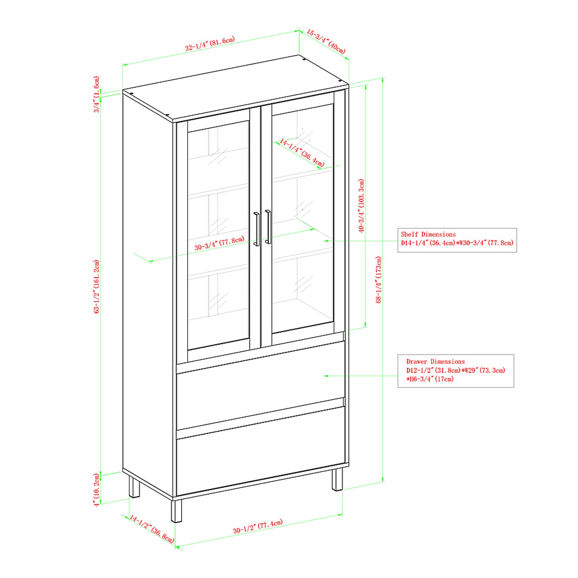 Windomere Gray China Cabinet - Image 6