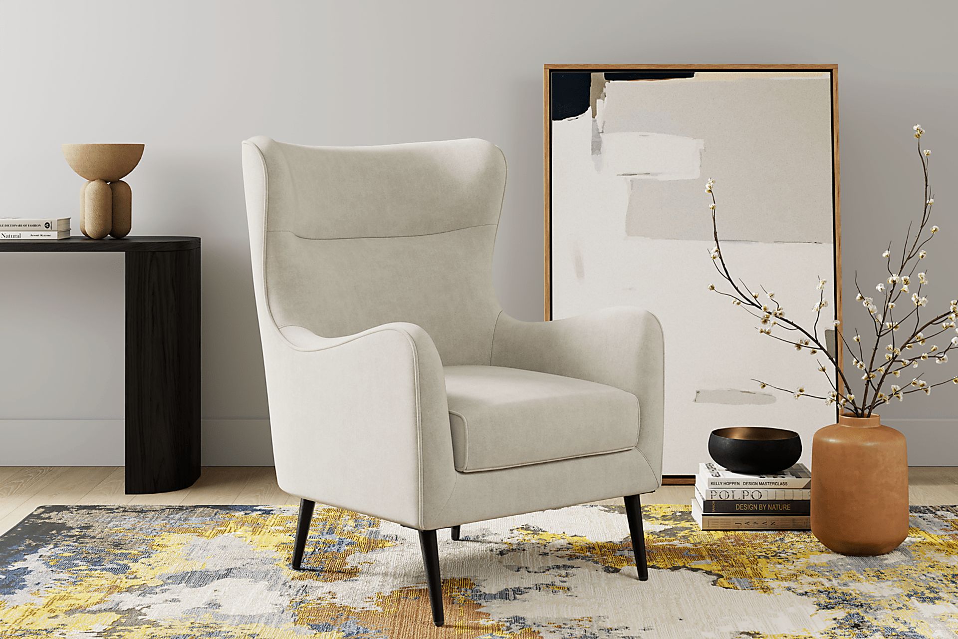 Windsor Park II Beige Accent Chair - Image 3