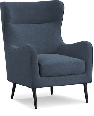 Windsor Park II Blue Accent Chair