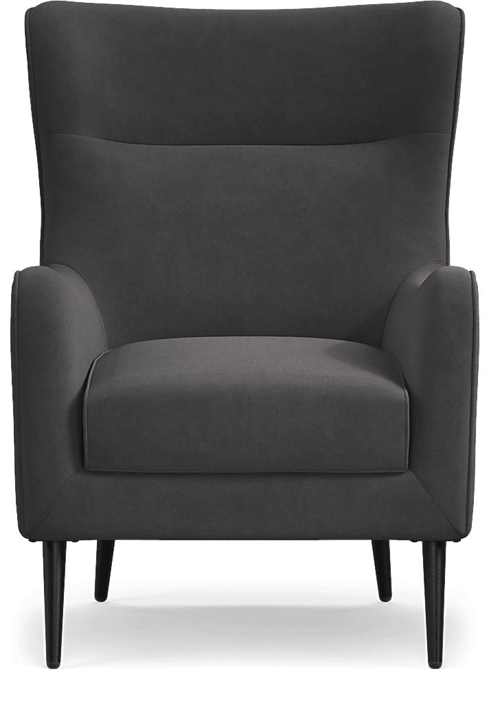 Windsor Park II Gray Velvet Plush Accent Chair | Rooms to Go