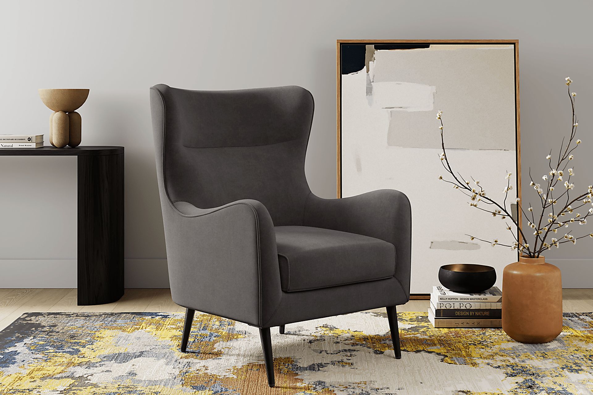 Windsor Park II Gray Accent Chair - Image 3