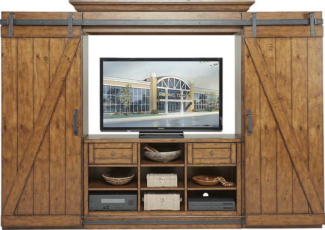 Windy Hill Brown 5 Pc Wall Unit - Thumbnail - Image 1