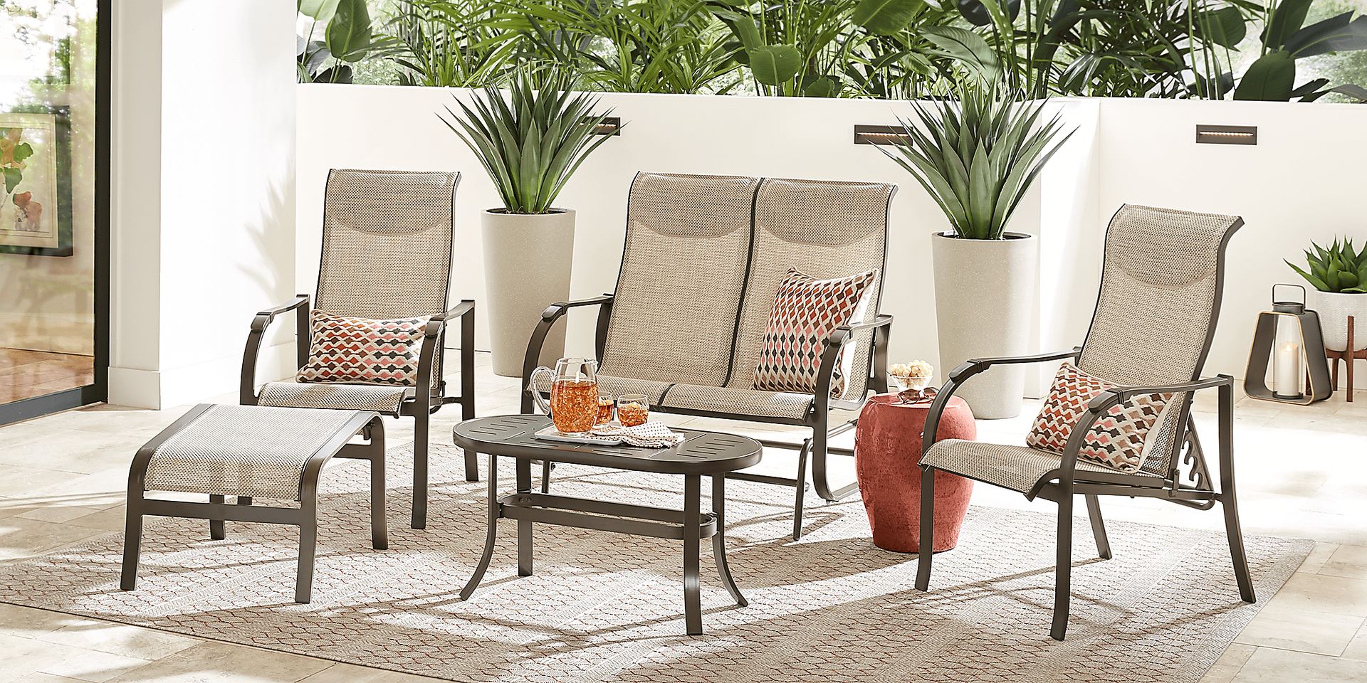 Windy Isle Bronze Outdoor Cocktail Table - Image 3