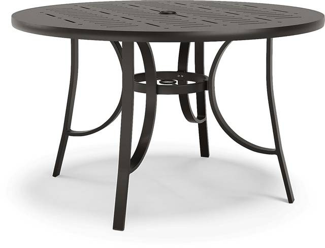 Windy Isle Bronze 48 in. Round Outdoor Dining Table - Thumbnail - Image 2