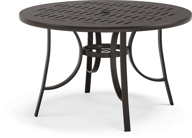 Windy Isle Bronze 48 in. Round Outdoor Dining Table - Thumbnail - Image 1
