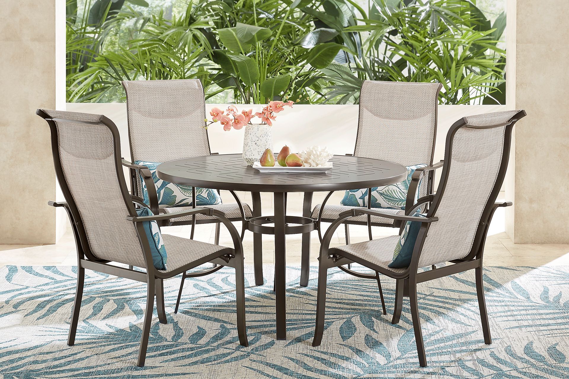 Windy Isle Bronze Outdoor Arm Chair - Image 2