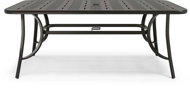 Windy Isle Bronze 72 in. Rectangle Outdoor Dining Table - Thumbnail - Image 2