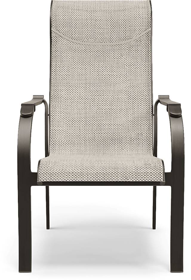 Windy Isle Bronze 5 Pc 48 in. Round Outdoor Dining Set with Swivel Rockers - Thumbnail - Image 9