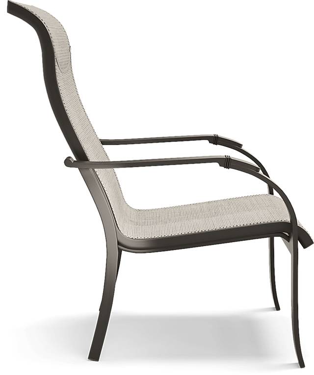 Windy Isle Bronze 5 Pc 48 in. Round Outdoor Dining Set with Swivel Rockers - Thumbnail - Image 10