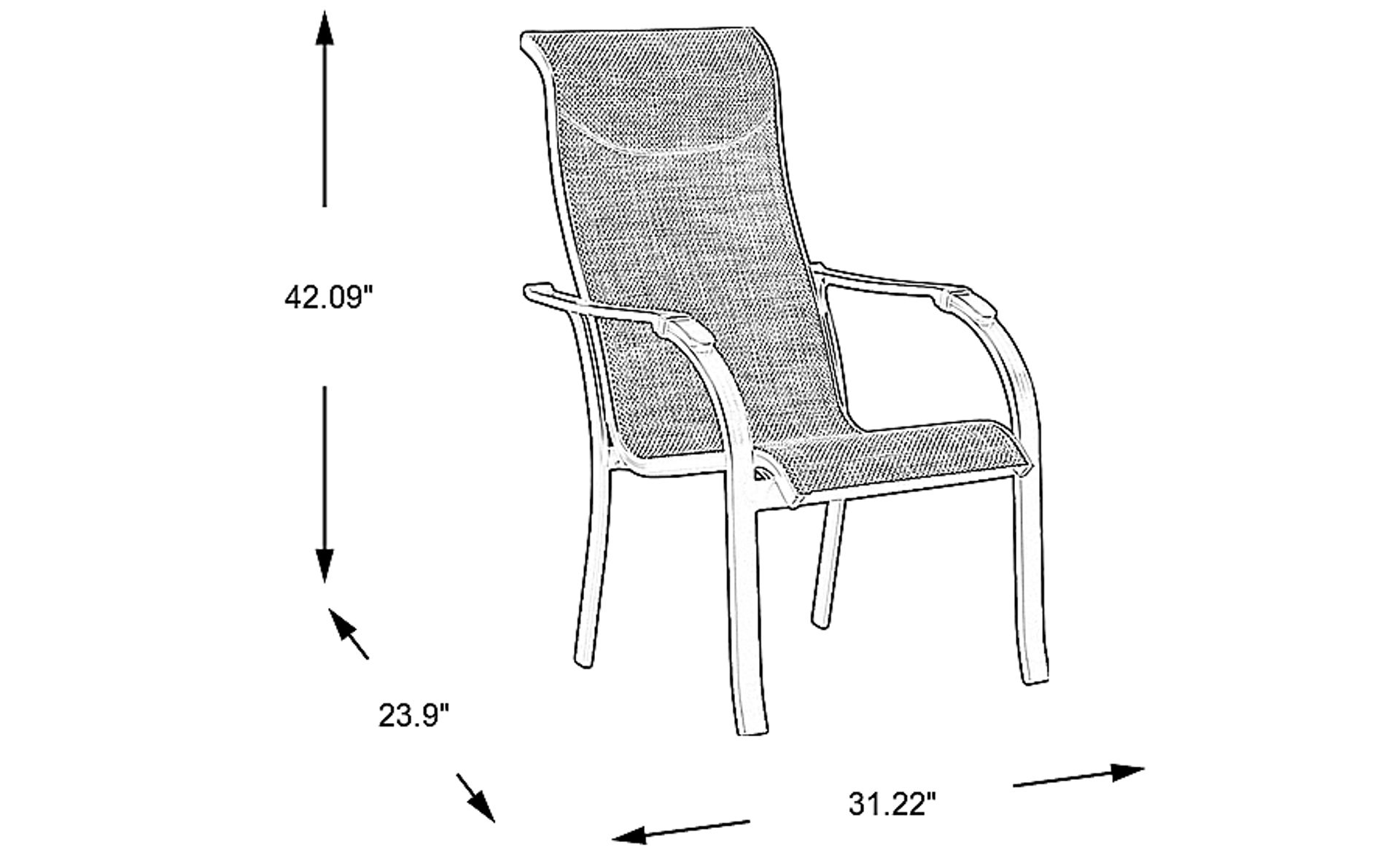 Dimension Image. Please refer to the Dimension Tab on this page for dimension details.
