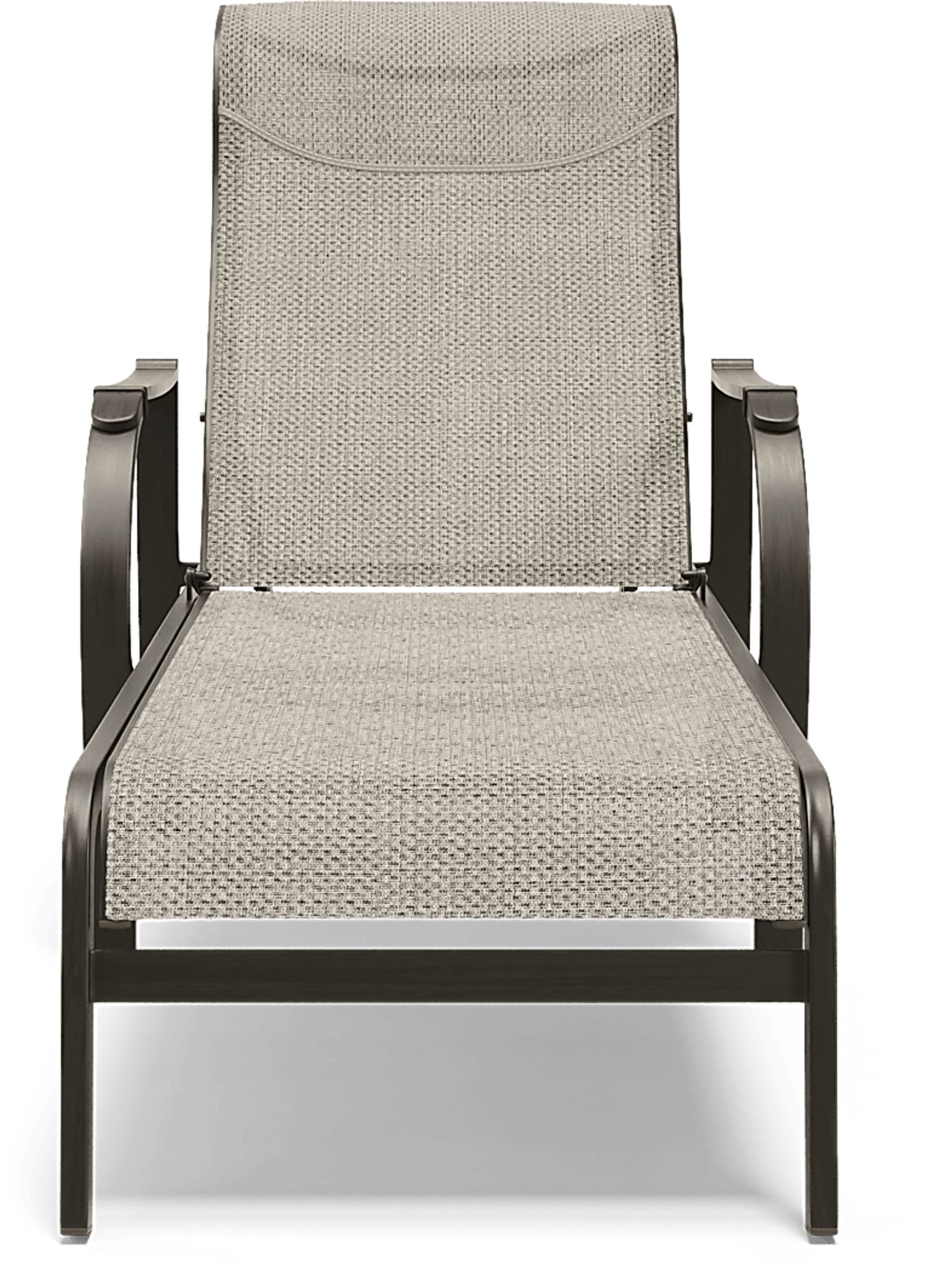 Windy Isle Bronze Outdoor Chaise - Image 2