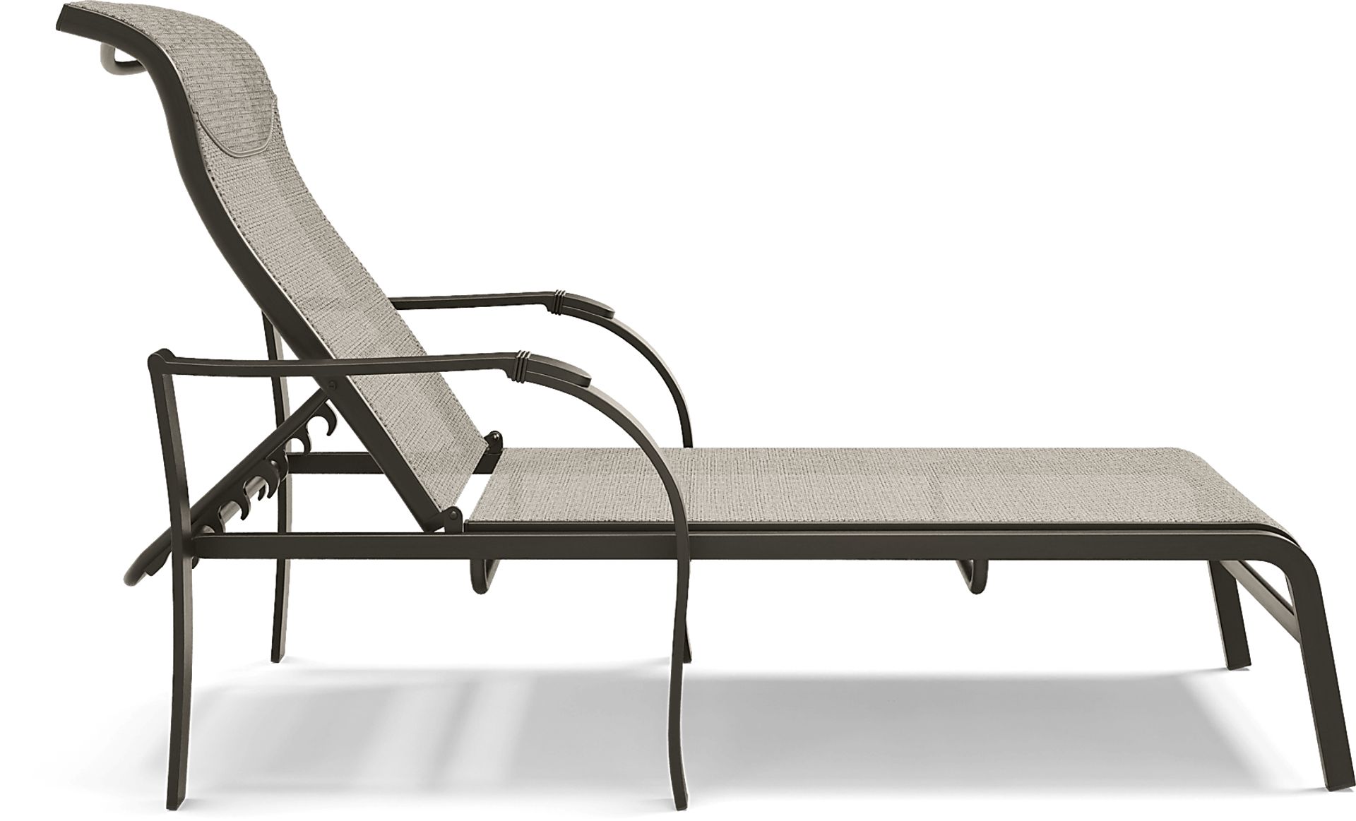 Windy Isle Bronze Outdoor Chaise - Image 3