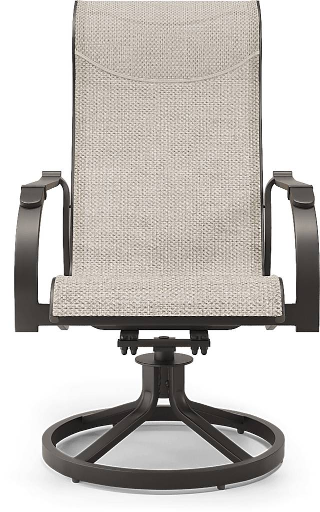 Windy Isle Bronze Outdoor Swivel Rocker Chair - Thumbnail - Image 2