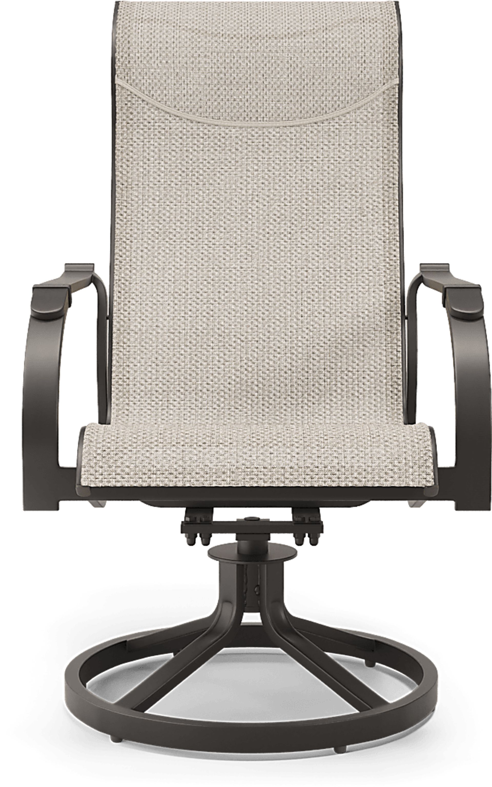 Windy Isle Bronze Outdoor Swivel Rocker Chair - Image 2