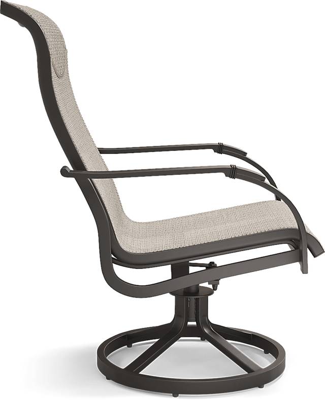 Windy Isle Bronze Outdoor Swivel Rocker Chair - Thumbnail - Image 3