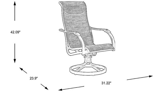 Dimension Image. Please refer to the Dimension Tab on this page for dimension details.