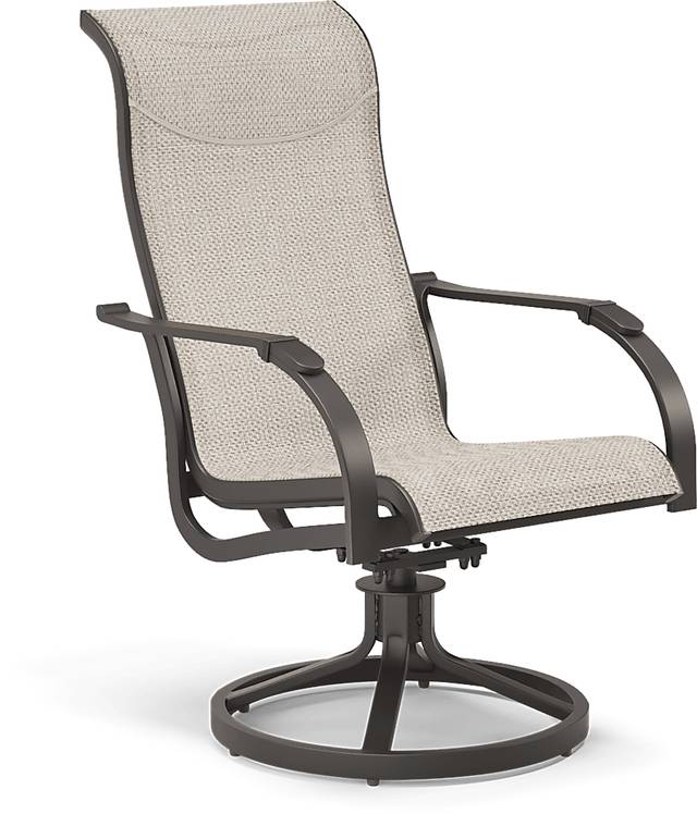 Windy Isle Bronze Outdoor Swivel Rocker Chair - Thumbnail - Image 1
