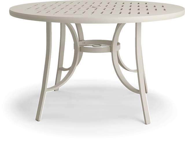 Windy Isle Sand 5 Pc 48 in. Round Outdoor Dining Set - Thumbnail - Image 3
