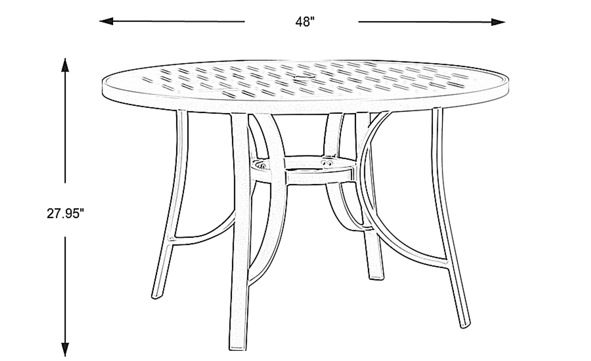 Dimension Image. Please refer to the Dimension Tab on this page for dimension details.