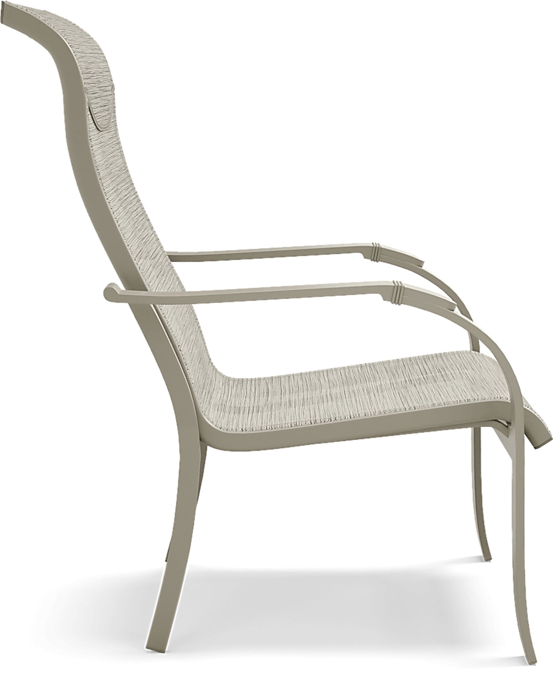 Windy Isle Sand 7 Pc 72 in. Rectangle Outdoor Dining Set with Swivel Rockers - Image 10