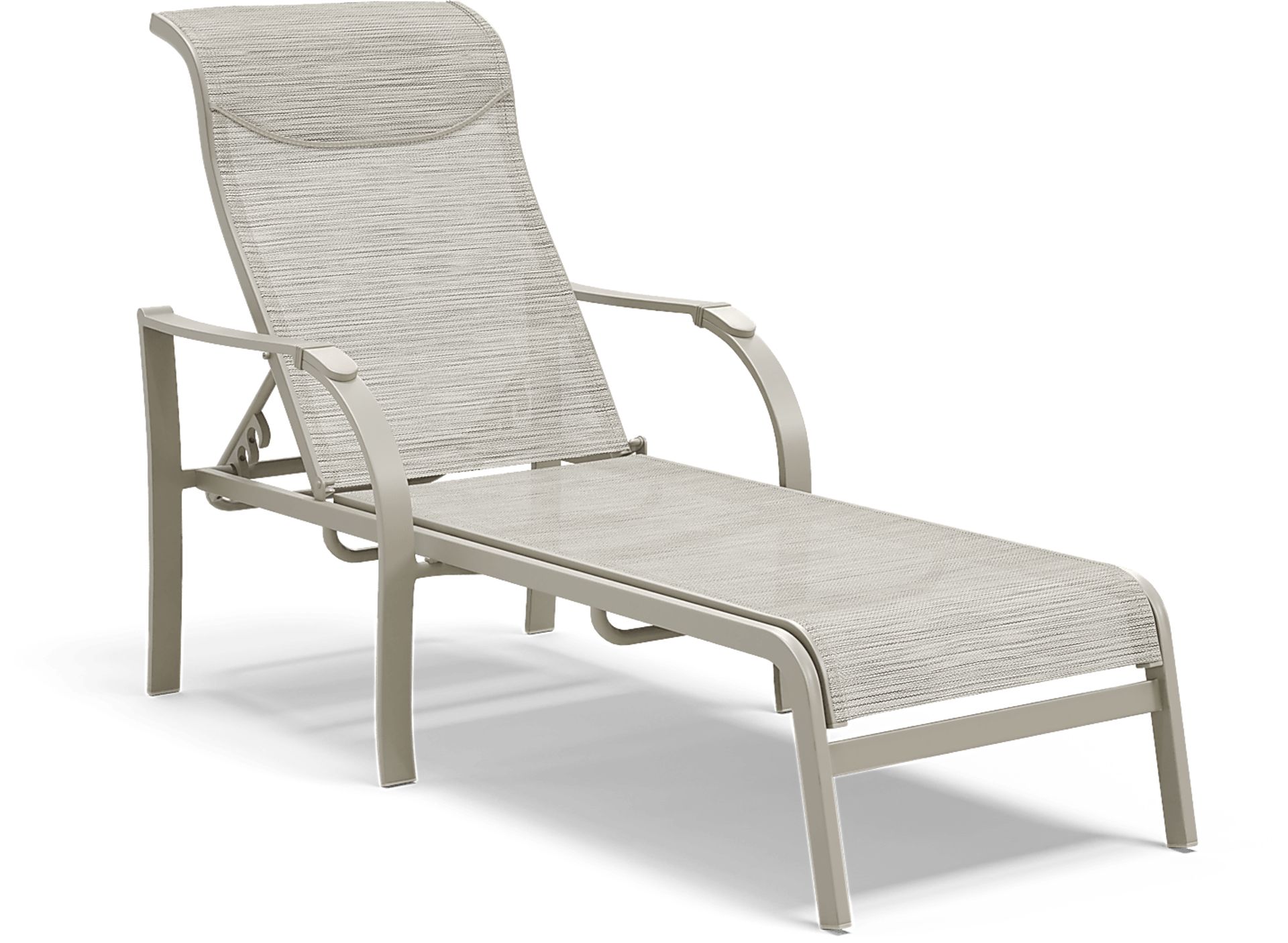 Windy Isle Sand Outdoor Chaise - Image 1