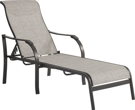 Windy Isle Bronze Outdoor Chaise