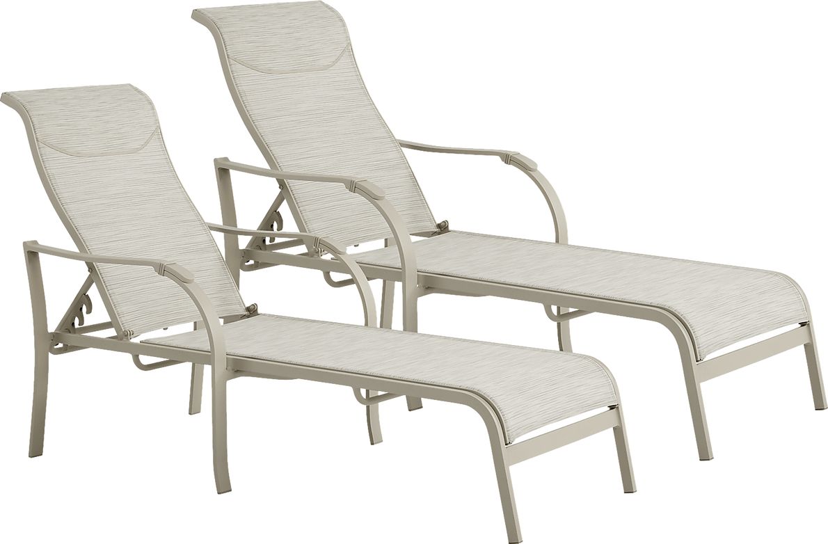 Windy Isle Sand Outdoor Chaises, Set of 2 Rooms To Go