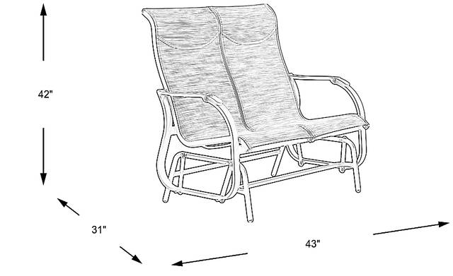 Dimension Image. Please refer to the Dimension Tab on this page for dimension details.