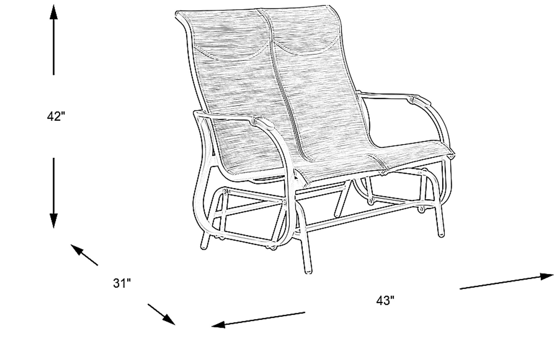 Dimension Image. Please refer to the Dimension Tab on this page for dimension details.