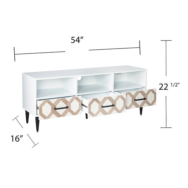 Windycrest White 54 in. Console - Thumbnail - Image 6