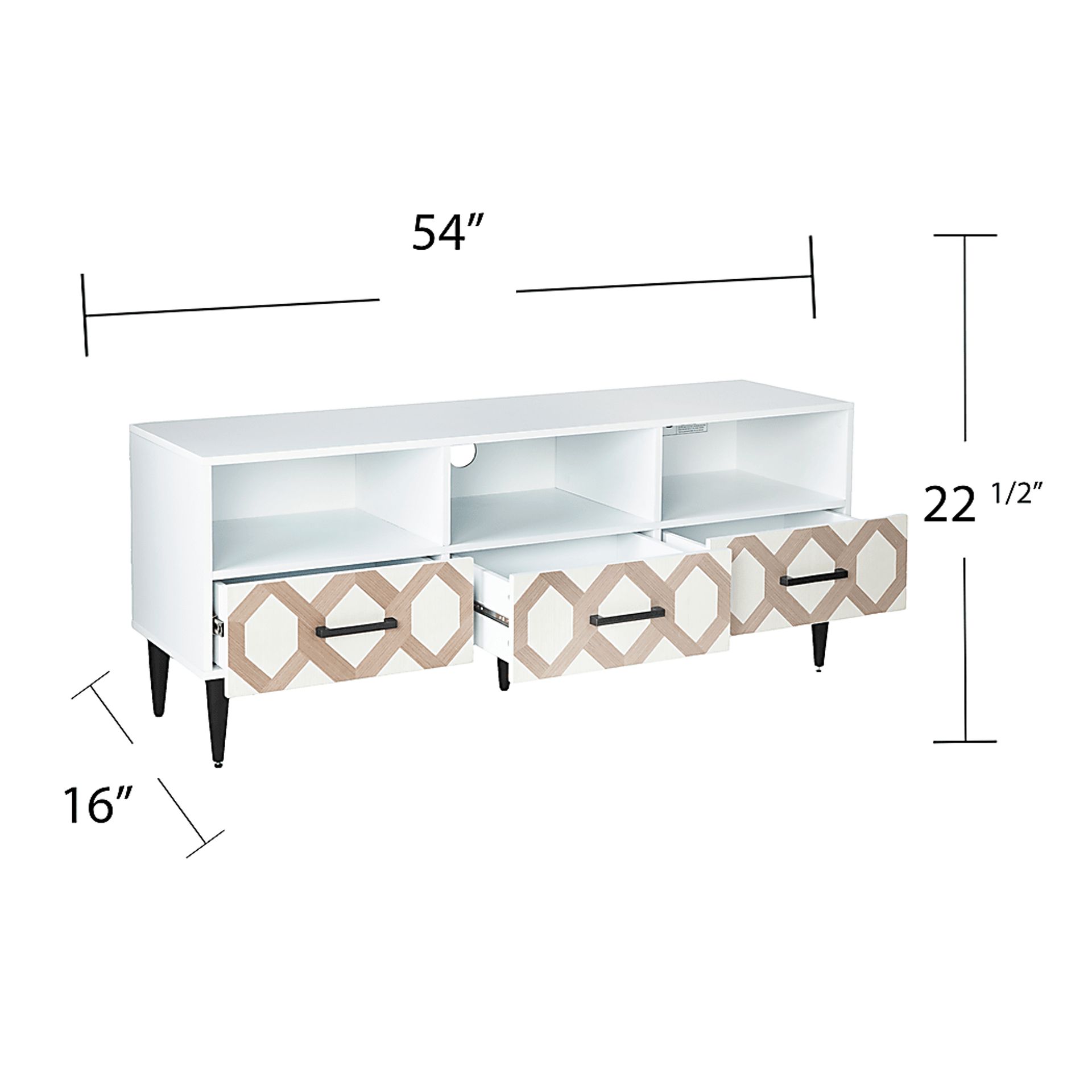 Windycrest White 54 in. Console - Image 6