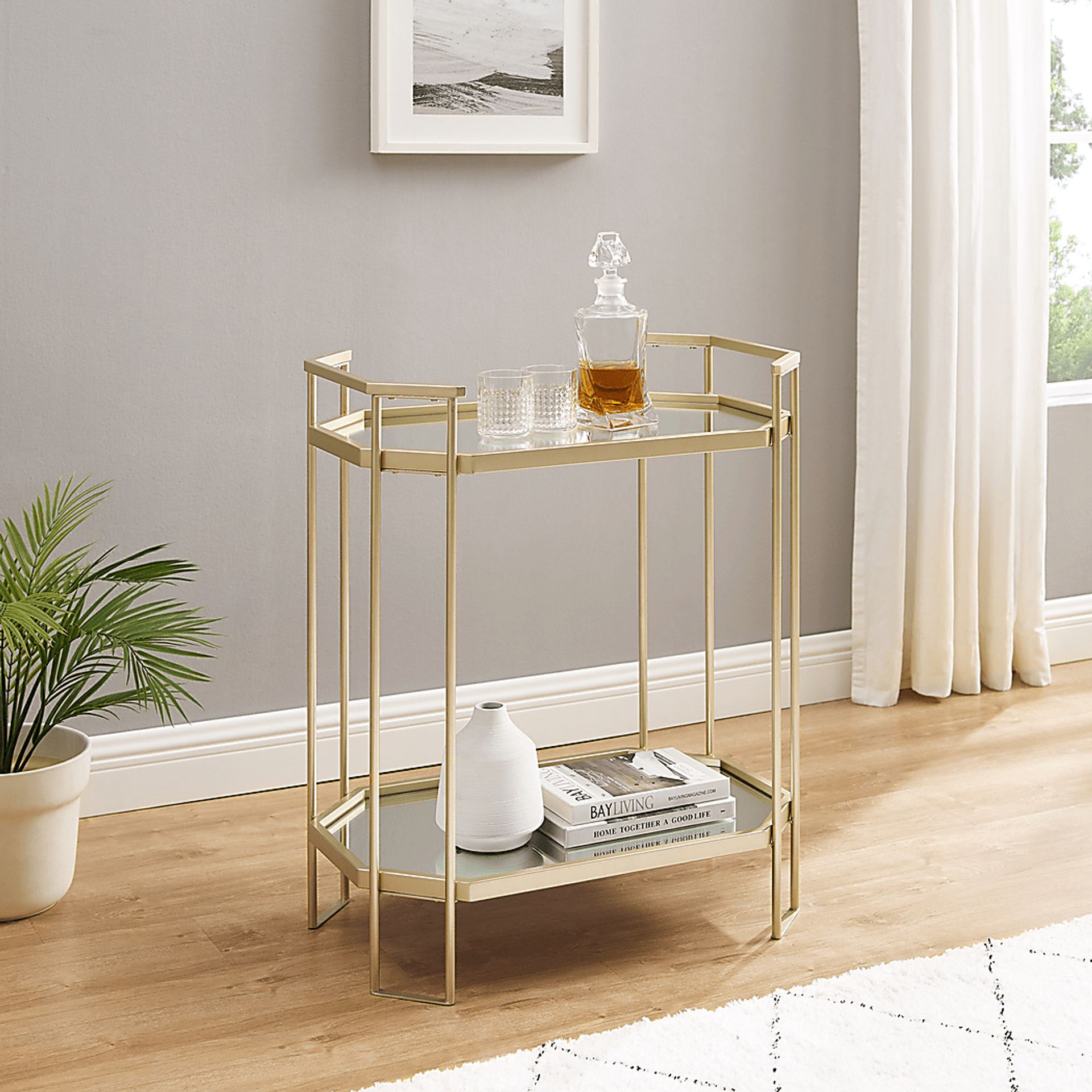 Winecup Gold Accent Table - Image 2
