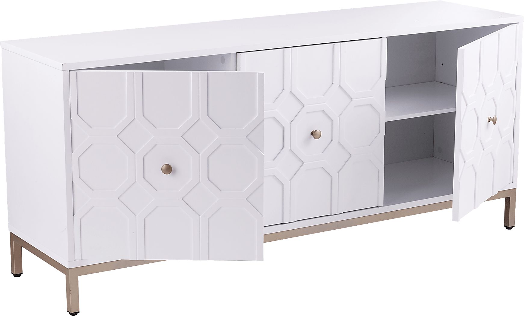 Winesap White Credenza