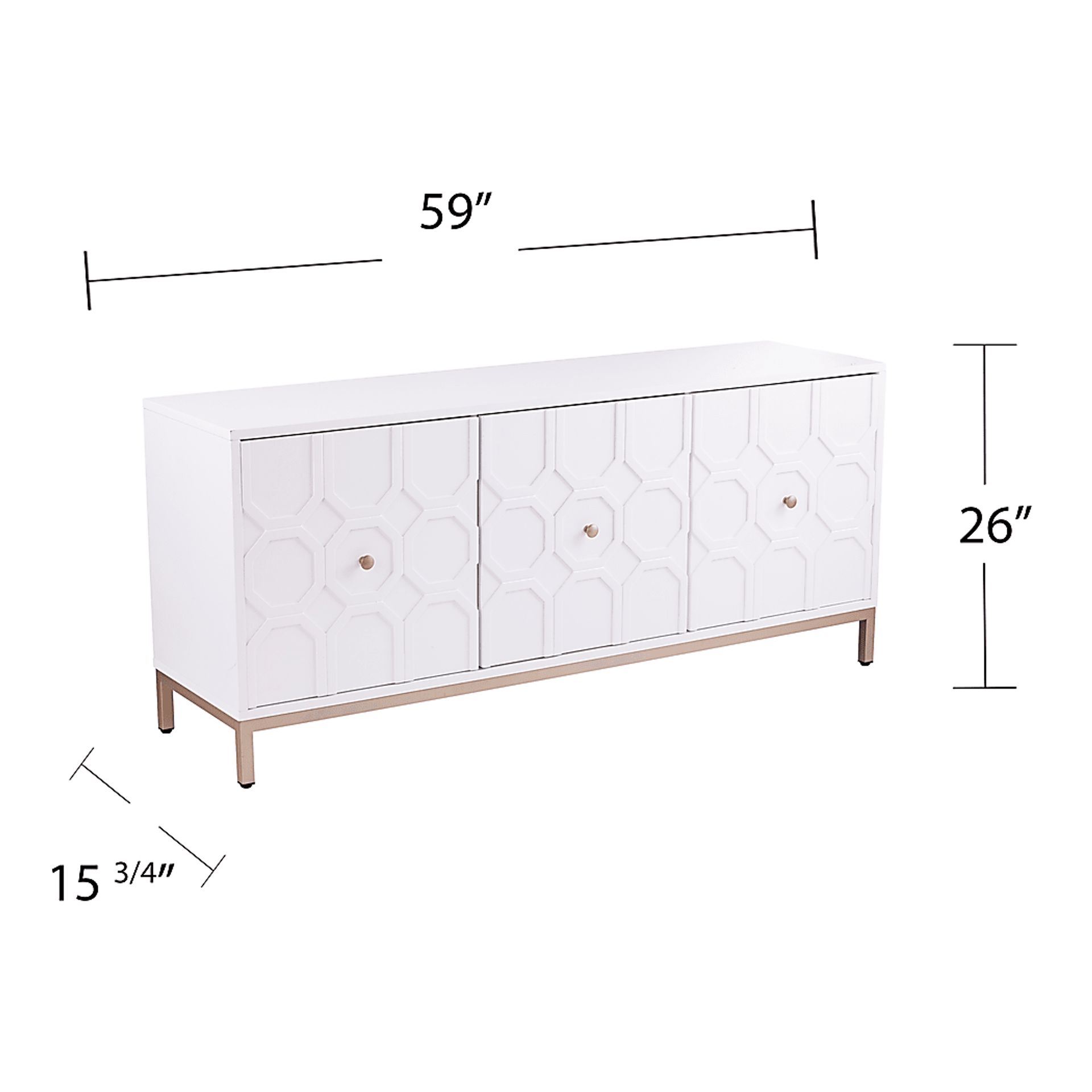 Winesap White Credenza - Image 5