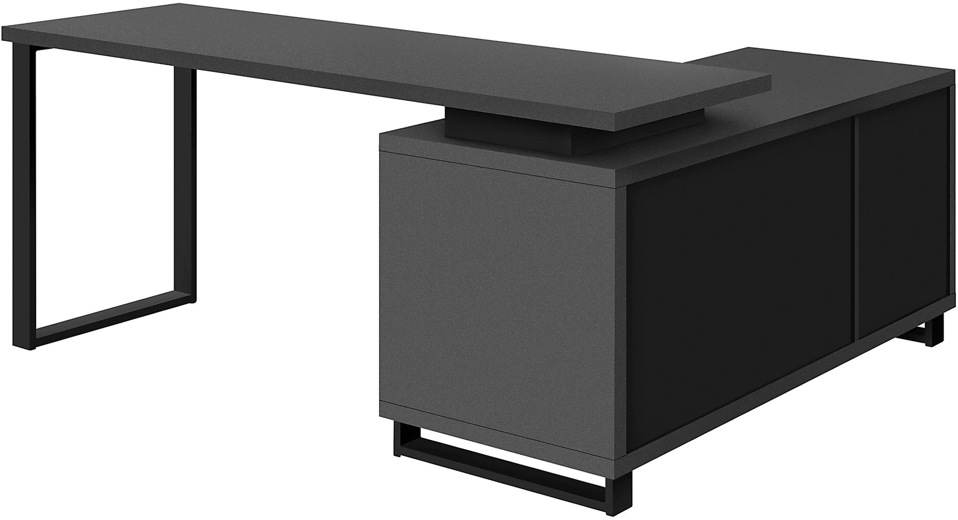 Winfair Charcoal Desk - Image 2